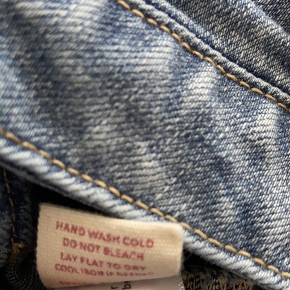 Wishlist Denim Side Button Mini Skirt Size Large - Picture 7 of 7